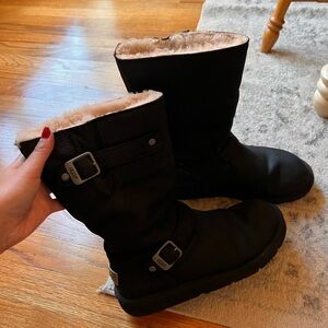 Ugg black boots women